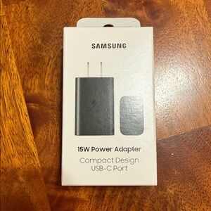 Samsung Black 15W USB-C Power Adapter